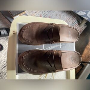 Dansko Oiled brown mule